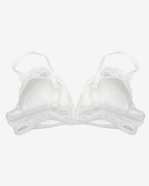 Жіночий мереживний бюстгальтер екрю - Нижня білизна
