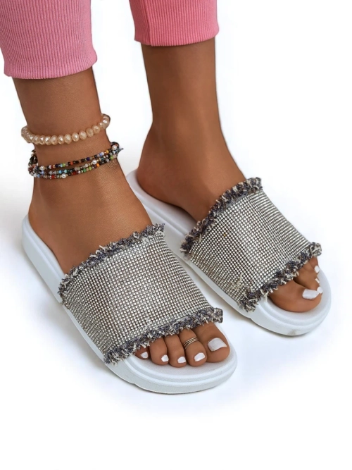 Royalfashion Жіночі шльопанці на плоскій підошві SparkleWalk