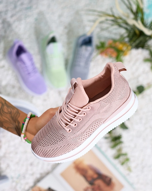 Рожеві спортивні кросівки Royalfashion Рожеві спортивні кросівки для жінок Losoyta
