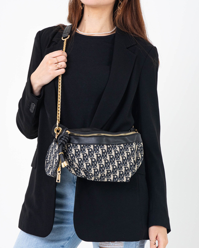 Чорний невеликий гаманець з ланцюжком і сумкою, що додається - Аксесуари