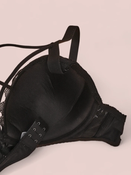 Royalfashion Жіночий бюстгальтер з наповненням і мереживом