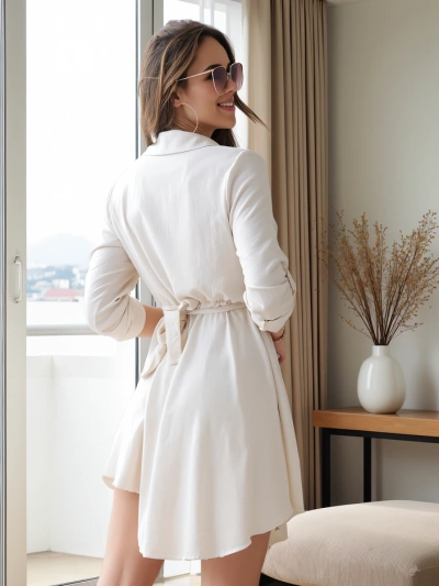 Royalfashion Elegantní dámské šaty ke kolenům