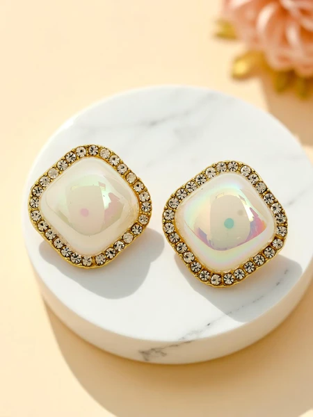 Royalfashion Dámské klipsové náušnice s perlou Aurelia Perla