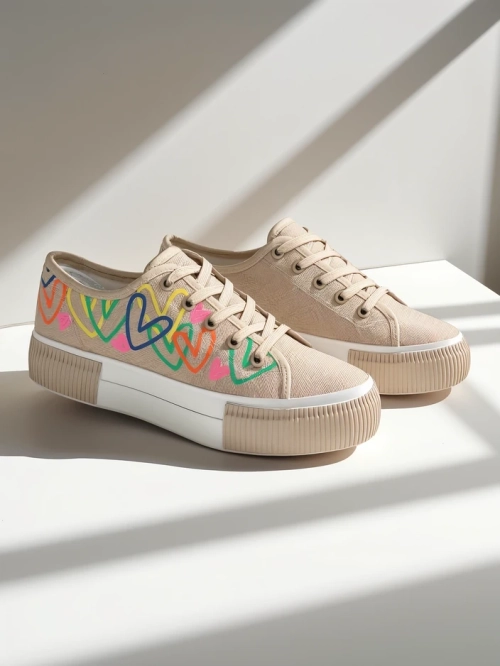 Royalfashion жіночі кросівки з серцем Sercess