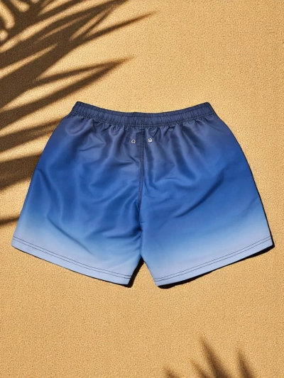 Royalfashion Sportovní pánské krátké ombre šortky s ochrannou síťovinou