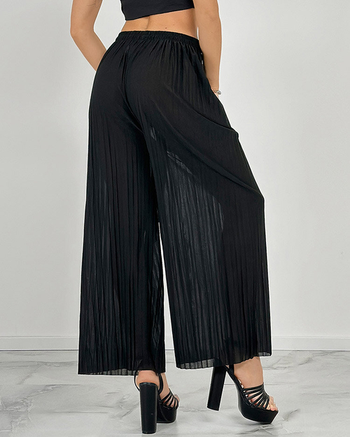 Royalfashion Жіночі широкі плісировані штани