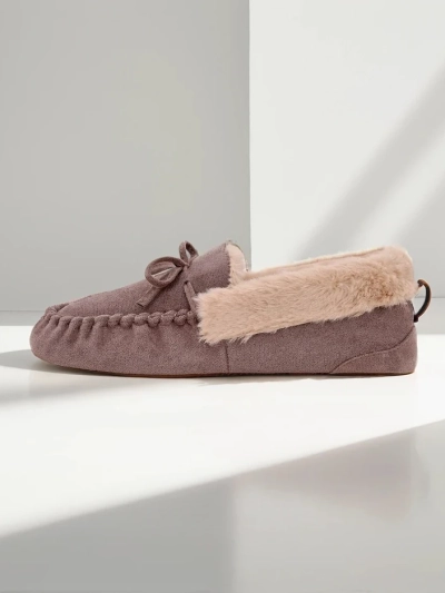 Royalfashion Dámské mokasíny s kožešinou Ahtikes