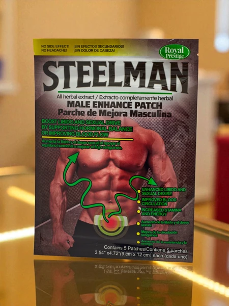 Přírodní náplast na posílení potence pro muže