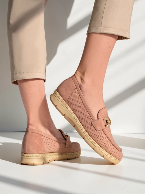 Royalfashion Жіночі балетки з декоративним елементом на носку