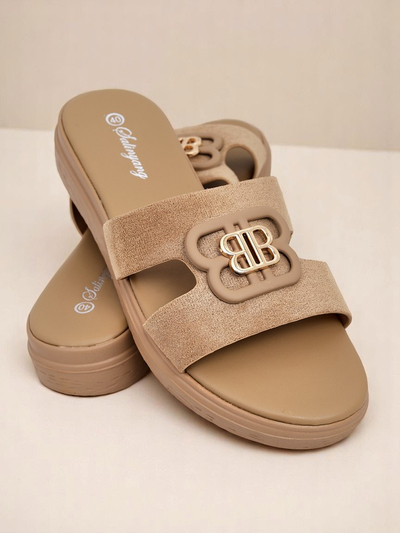 Royalfashion Dámské pantofle na ploché podrážce ChicStep