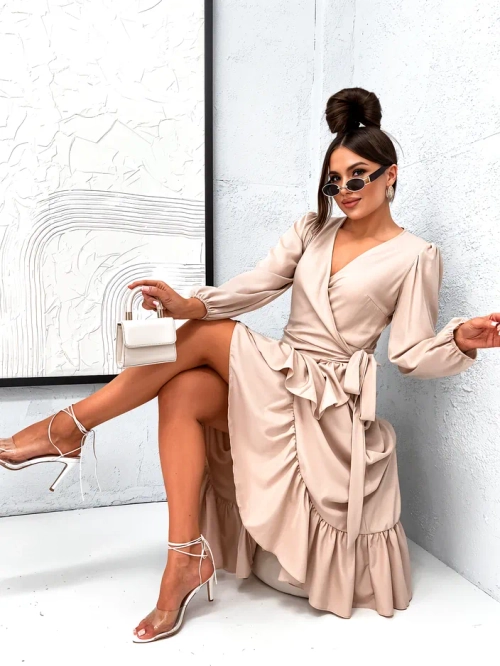 Royalfashion жіноча міні-сукня з воланами