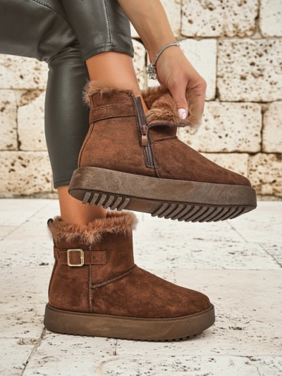 Royalfashion Krátké boty a'la sněhule dámské Winter Crest