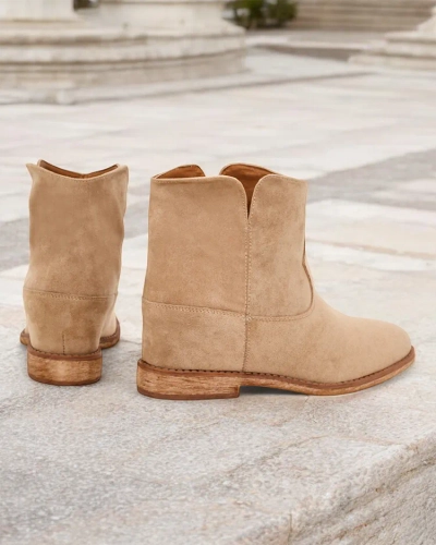 Рояльфешн Чоботи в стилі ковбоя на прикритій клиновій підошві Блюстон