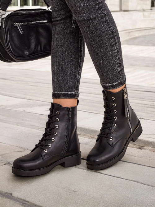Жіночі шнурівкові чоботи Royalfashion Selocii