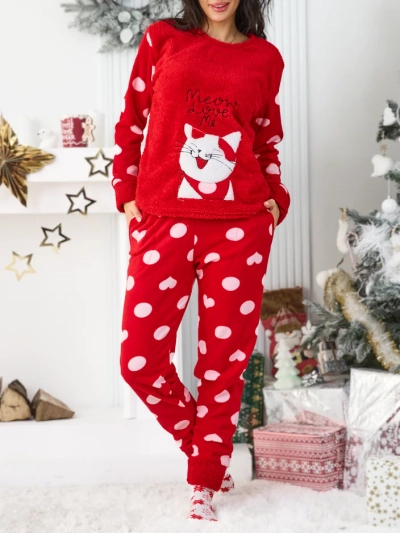 Royalfashion Dámské pyžamo s koťátkem