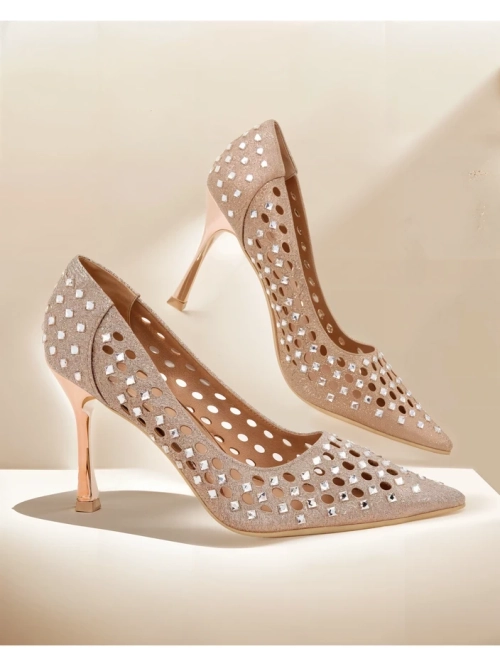 Royalfashion Жіночі перфораторні туфлі на високих підборах Ecatte