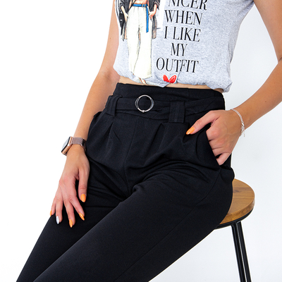 Чорні жіночі штани