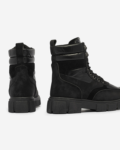 Černé dámské zateplené boty Kasemi- Footwear