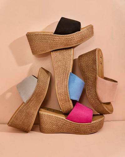 Royalfashion Dámské žabky na platformě a kotvičce Albavia