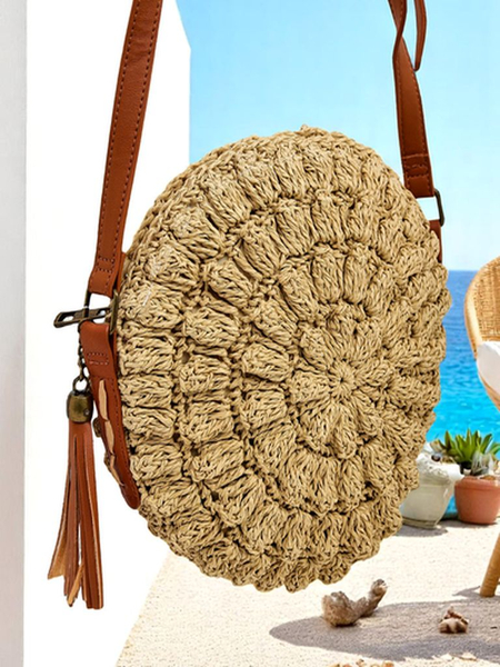 Royalfashion Malá slaměná dámská kabelka Solea Mini