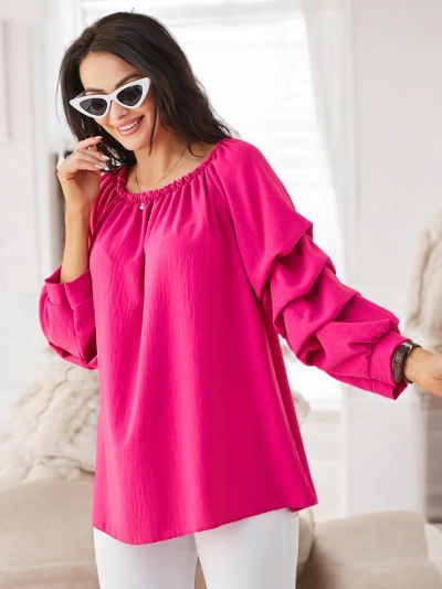 Royalfashion Dámská blůza a'la španělská s volány