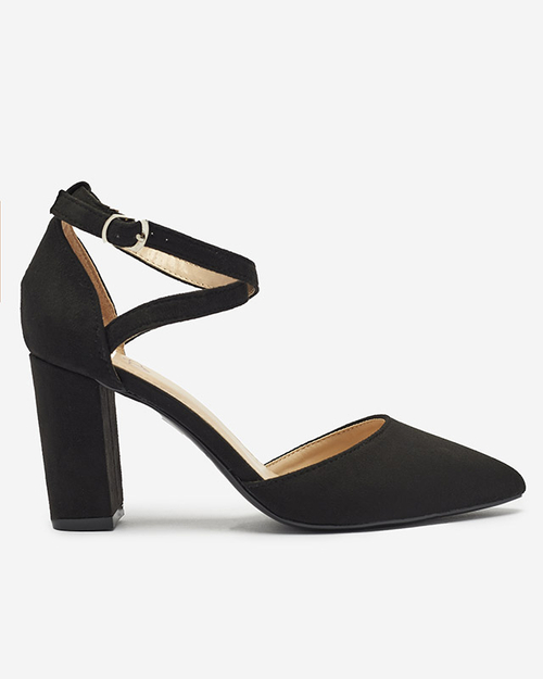 Чорні жіночі туфлі-човники на стійці Amagy- Footwear