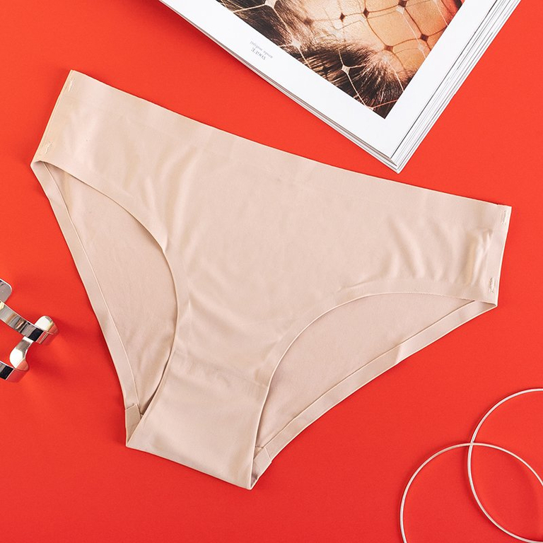 Dámské béžové kalhotky, bezešvé kalhotky - Spodní prádlo