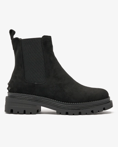 Royalfashion Чорні жіночі утеплені черевики Comfy Walk