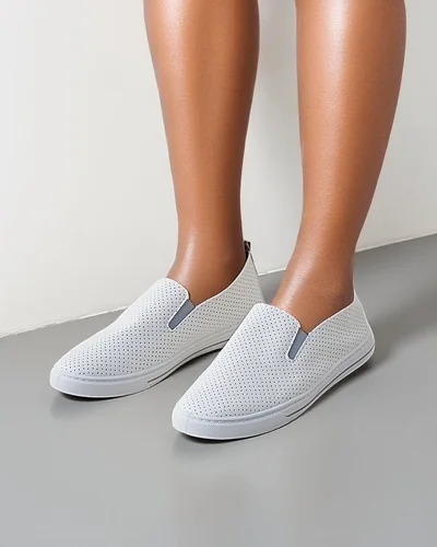 Royalfashion Dámské perforované slip-on boty Eppes