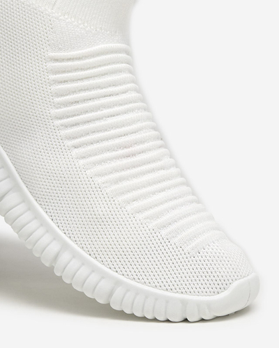 Dámské bílé slip-on tenisky Deloni - Footwear