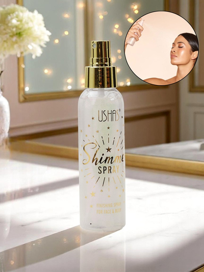 USHAS Summer Spray – Рідкий хайлайтер для обличчя та тіла Pearl