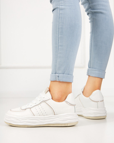 OUTLET Бежеве жіноче спортивне взуття зі вставками Dekavi - Взуття