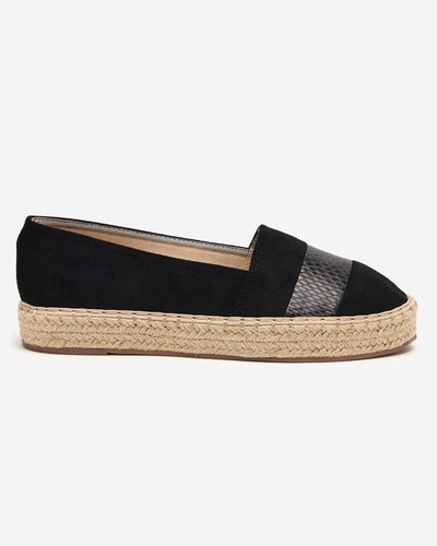 OUTLET Černé dámské espadrilky Sverope - Boty