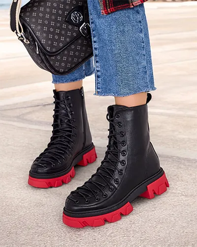 Royalfashion Dámské šněrovací boty Xorri