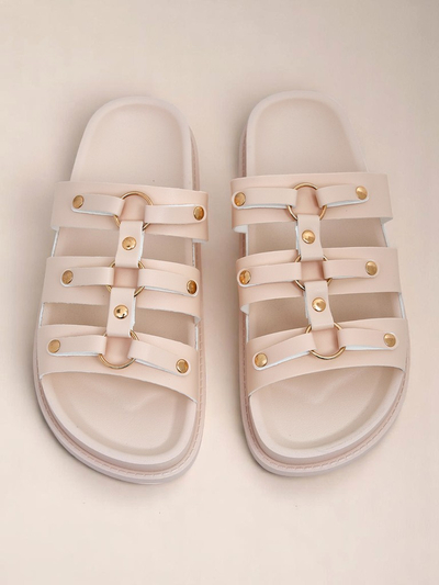 Royalfashion Dámské žabky na ploché podrážce Aurelia Roma