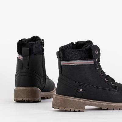 Dívčí černé aoxianské boty - Boty