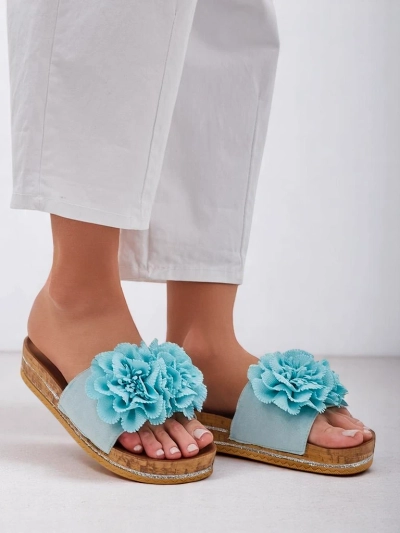 Royalfashion Жіночі шльопанці з квітами Focce