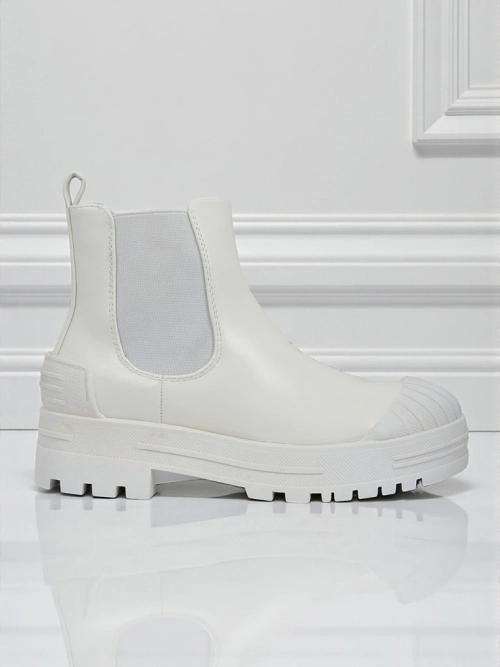 Ботильйони на платформі зі штучної шкіри Amber Veil