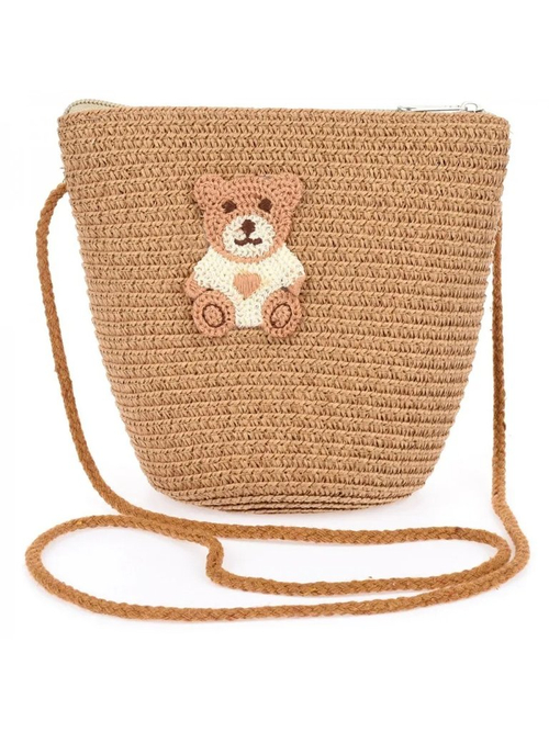 Royalfashion Солом'яна сумочка для дітей малих розмірів Teddy Straw