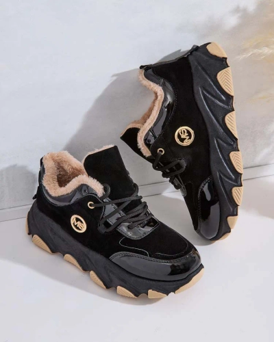 Royalfashion Dámské zateplené tenisky Caroz