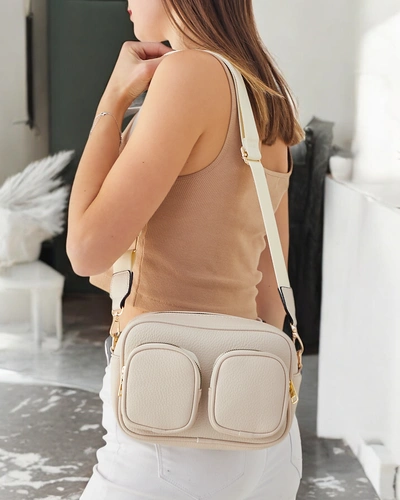 Royalfashion Malá dámská kabelka vyrobená z eko-kůže s kapsami