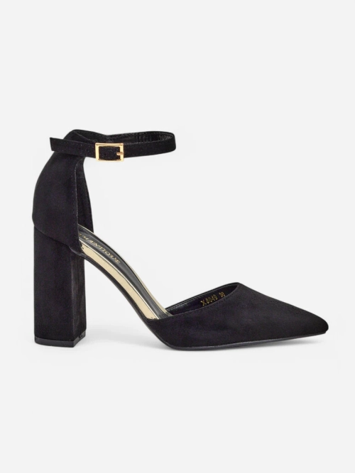 Royalfashion Жіночі туфлі на підборах з еко замші Calde