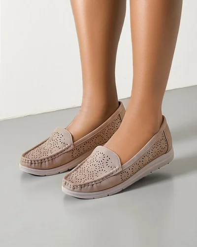 Royalfashion otvorené dámske mokasíny Besset