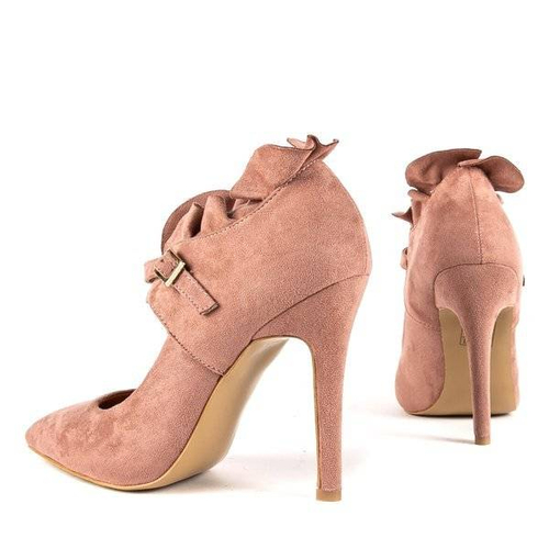 Рожеві туфлі на шпильці з рюшами Chantel - Взуття