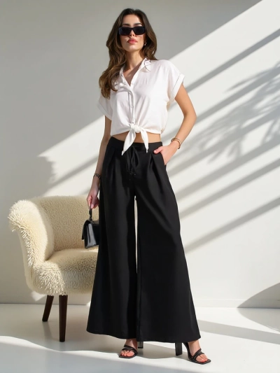 Royalfashion Широкі жіночі штани