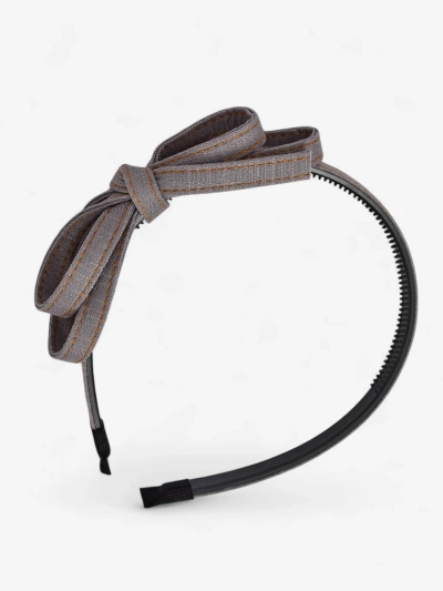 Royalfashion Čelenka s mašlí Džínový styl