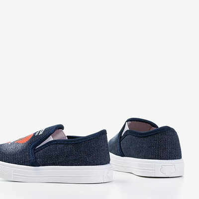 Dětské námořnické modré tílko s potiskem Sola - Obuv