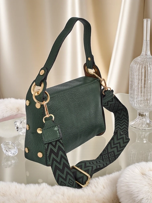Aurelia Verde – жіноча сумка з екологічної шкіри з прикрасою