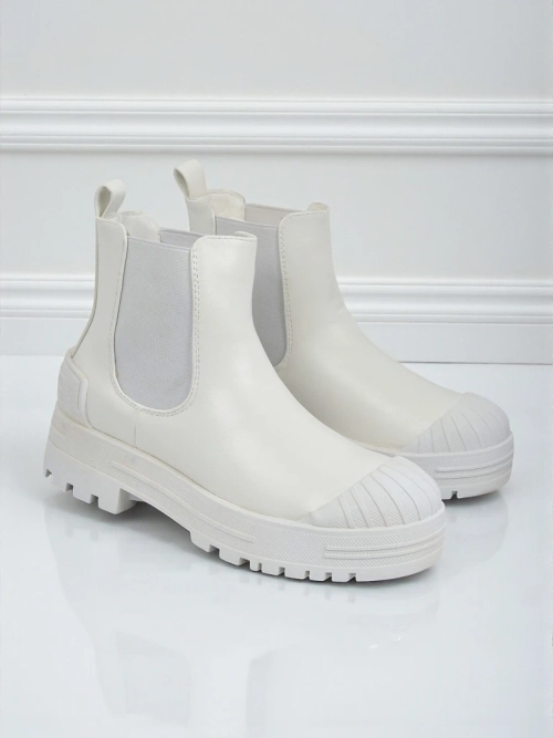 Ботильйони на платформі зі штучної шкіри Amber Veil