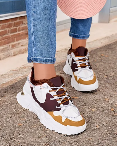 Royalfashion Dámské zateplené tenisky Cyrenna